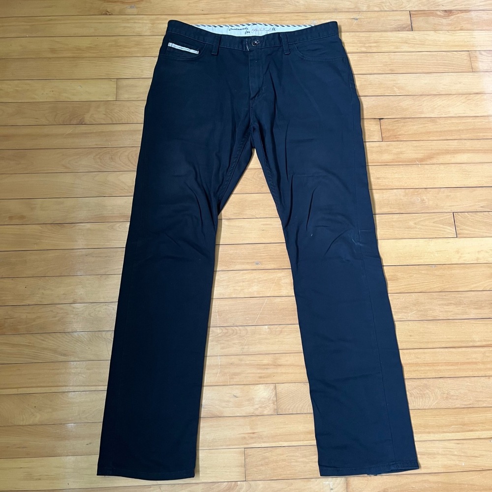 Vans Anthony Van Engelen AVE Customade Chino Pants Mens 34 Black VN-0P0QBLK